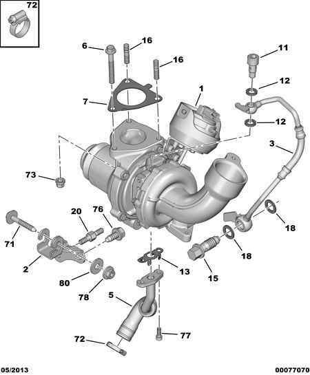 CITROËN/PEUGEOT 96 770 627 80 - Turbocompressore, Sovralimentazione autozon.pro