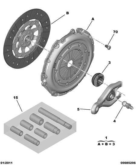 CITROËN 2053.03 - Kit frizione autozon.pro