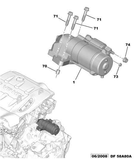 PEUGEOT 5802 AH - Motorino d'avviamento autozon.pro