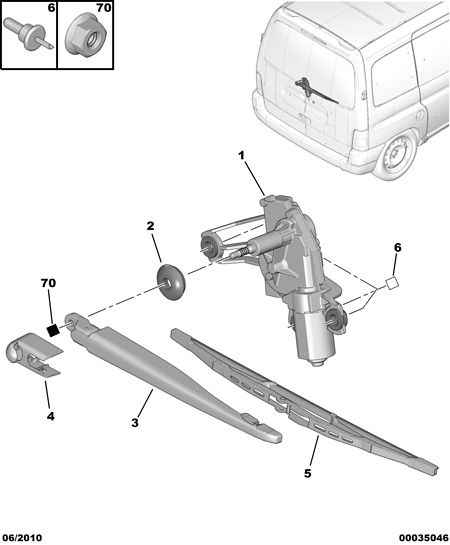 PEUGEOT 6426 SH - Spazzola tergi autozon.pro