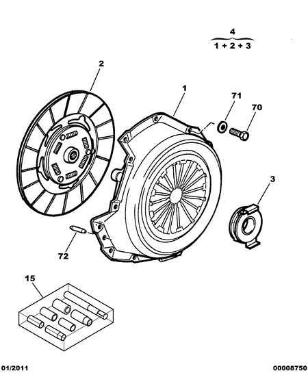 PEUGEOT 2050.W1 - Kit frizione autozon.pro