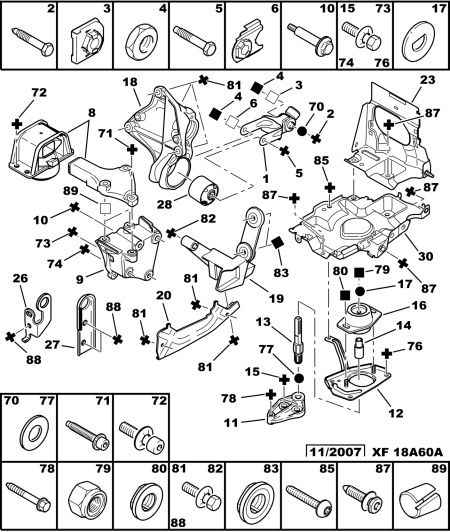 PEUGEOT 1807 P7 - Sospensione, Motore autozon.pro