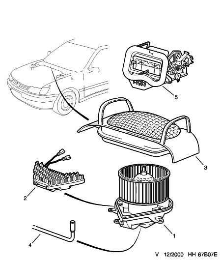 CITROËN/PEUGEOT 6441 A1 - Resistenza, Ventilatore abitacolo autozon.pro