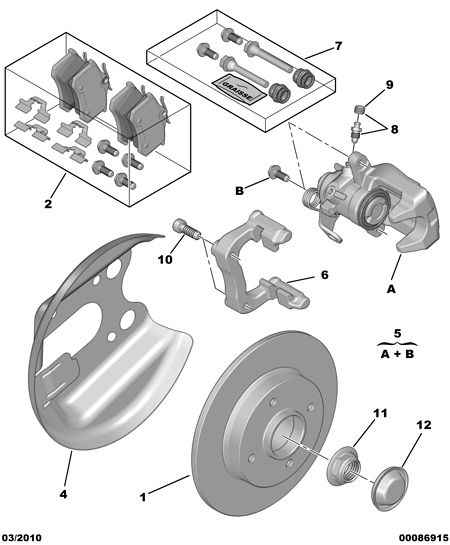 CITROËN 16 085 203 80 - Kit pastiglie freno, Freno a disco autozon.pro