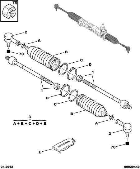 CITROËN 4066 41 - Kit soffietto, Sterzo autozon.pro