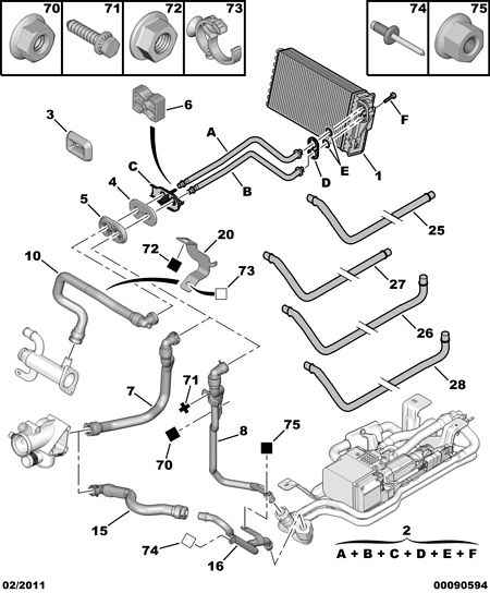 FIAT 6448 K8 - Scambiatore calore, Riscaldamento abitacolo autozon.pro