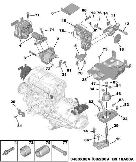 CITROËN 1807-HA - Sospensione, Motore autozon.pro