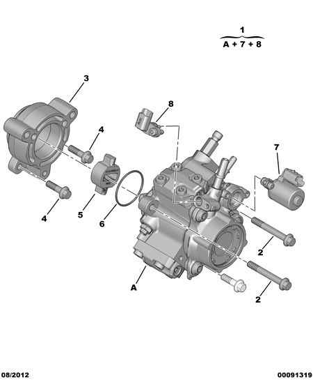 CITROËN/PEUGEOT 98 057 468 80 - Valvola regolazione,Quantità carburante (Sist. Common Rai) autozon.pro