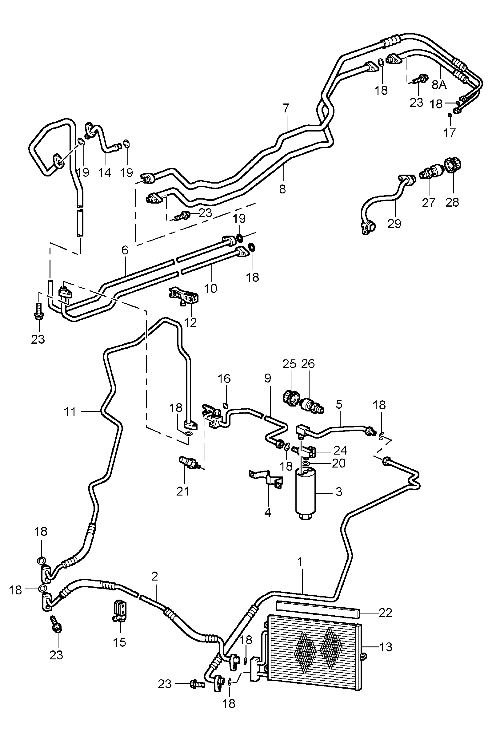 MAZDA 944.573.143.01 - Essiccatore, Climatizzatore autozon.pro