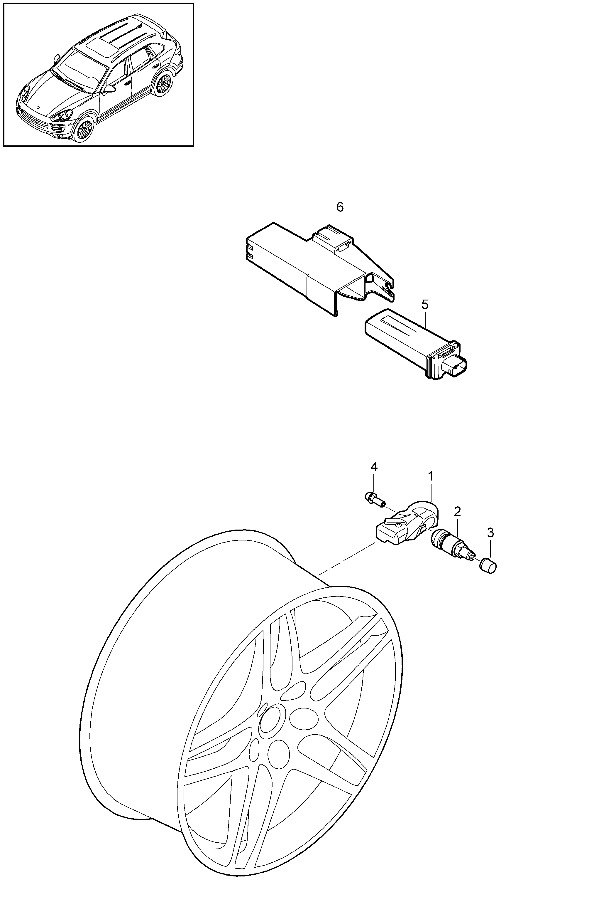 MCLAREN 5Q0907275 - Tyre pressure sensor autozon.pro