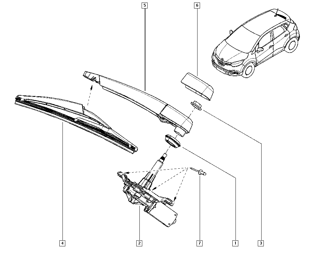 RENAULT 287909363R - Spazzola tergi autozon.pro