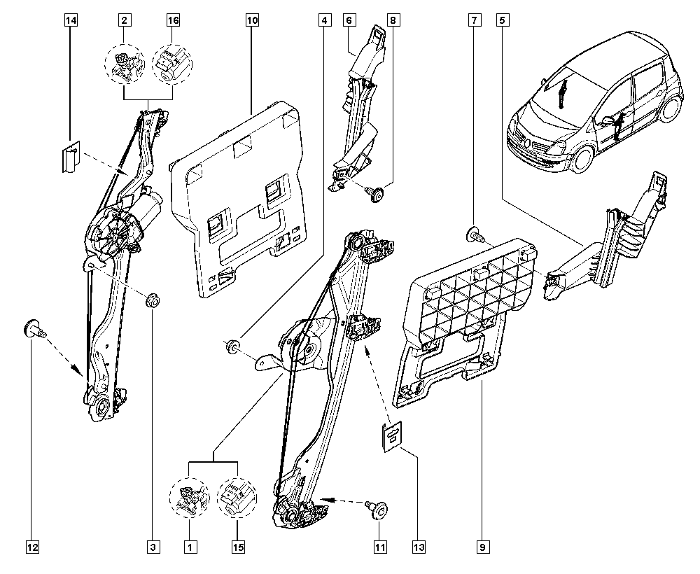 RENAULT 82 00 748 377 - Alzacristallo autozon.pro