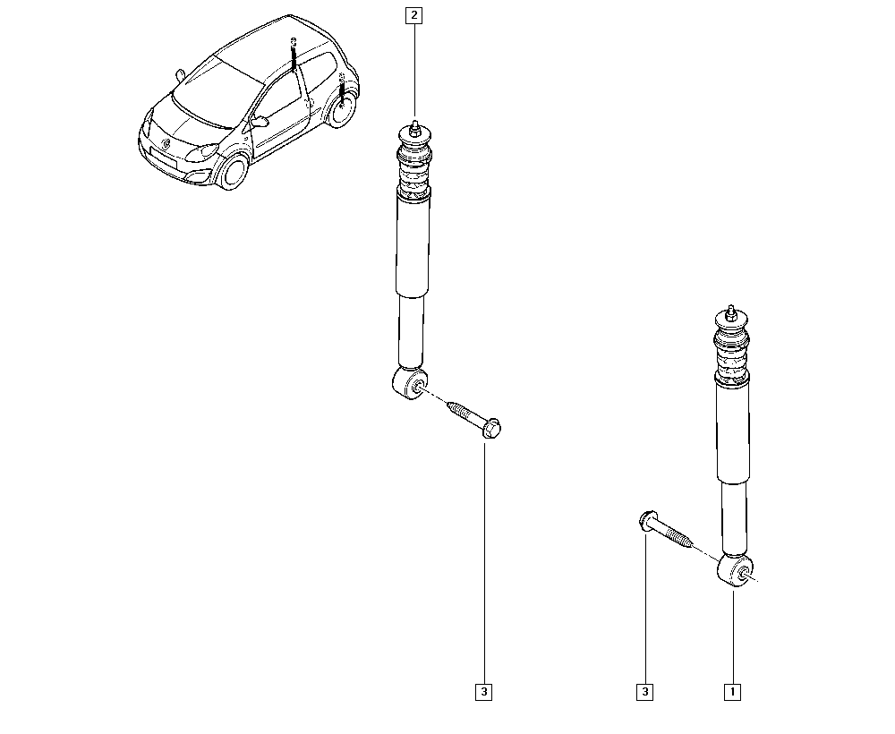 RENAULT 56 21 094 12R - Ammortizzatore autozon.pro