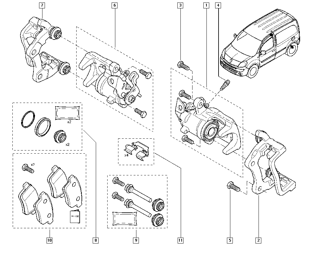 RENAULT 440118627R - Pinza freno autozon.pro