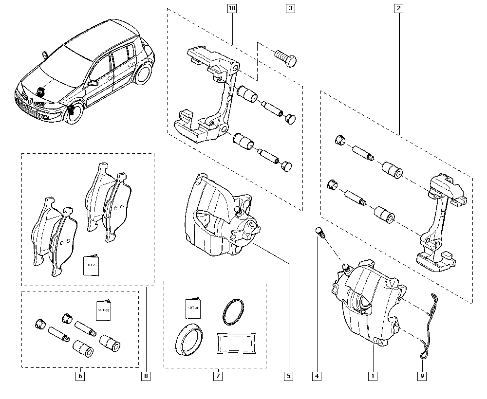 RENAULT 7701065266 - Pinza freno autozon.pro