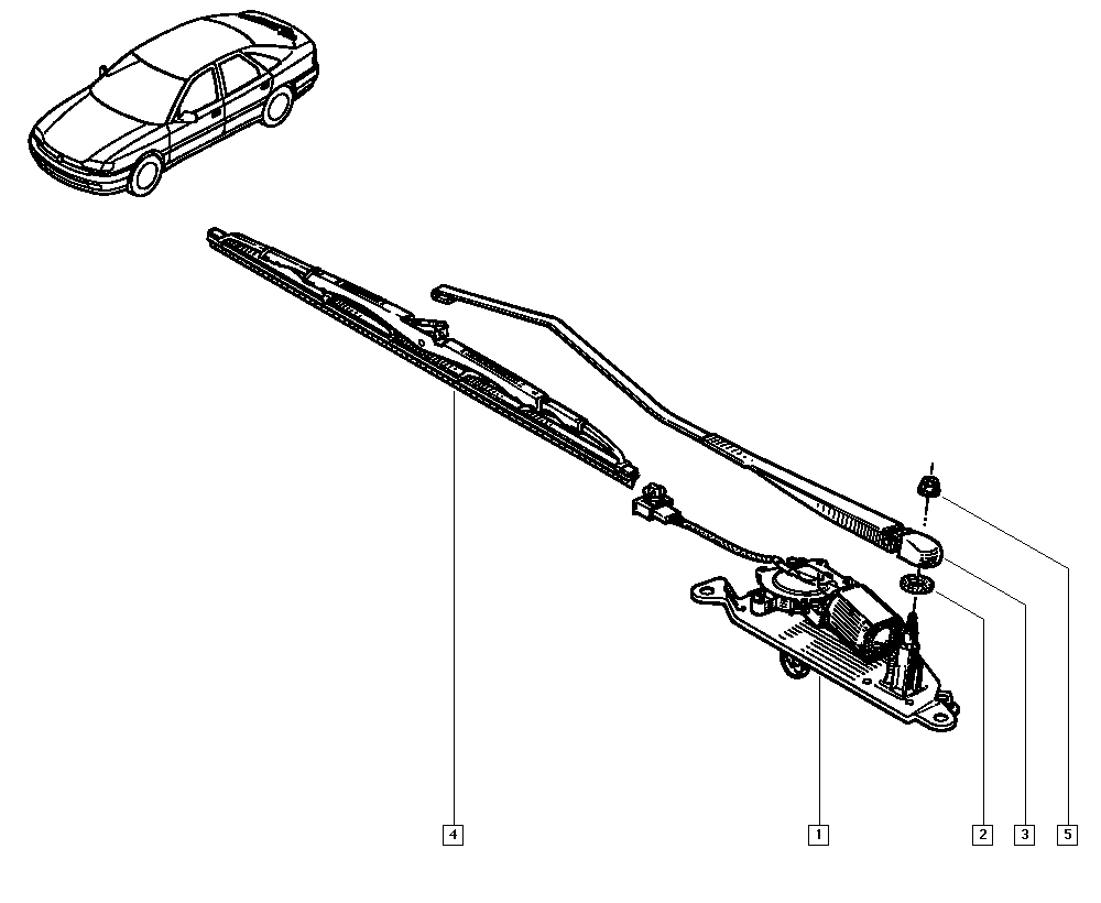 RENAULT 7701410134 - Spazzola tergi autozon.pro