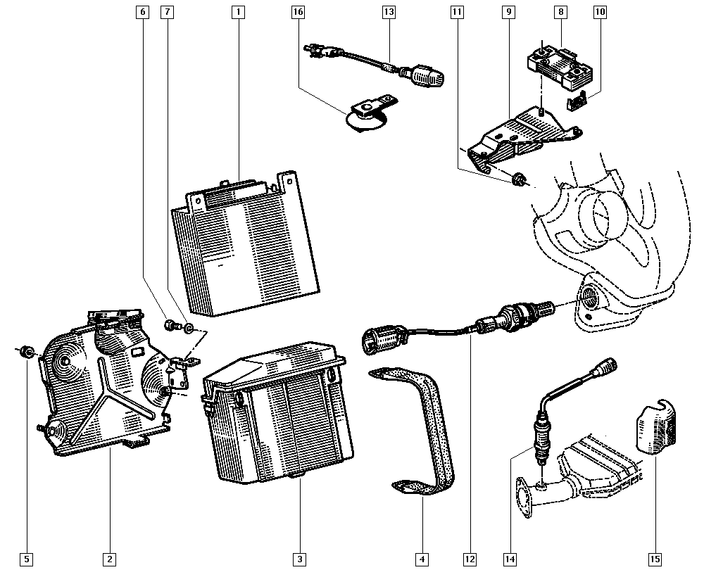 RENAULT 77 00 746 375 - Sonda lambda autozon.pro