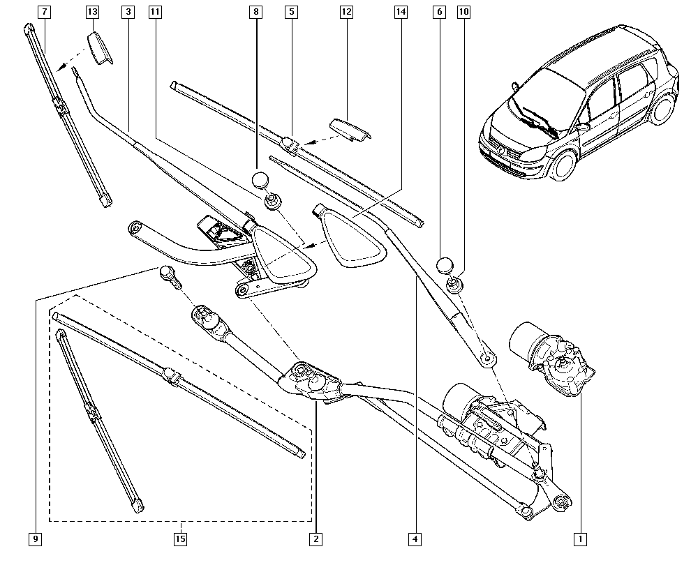 RENAULT TRUCKS 7711230011 - Spazzola tergi autozon.pro