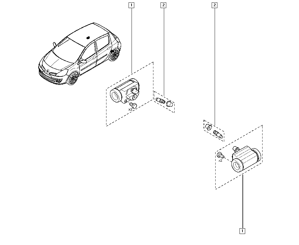 RENAULT 7701208355 - Cilindretto freno autozon.pro