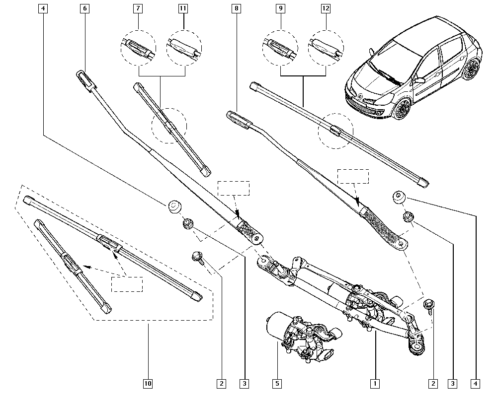 Renault (DONGFENG) 288908085R - Spazzola tergi autozon.pro