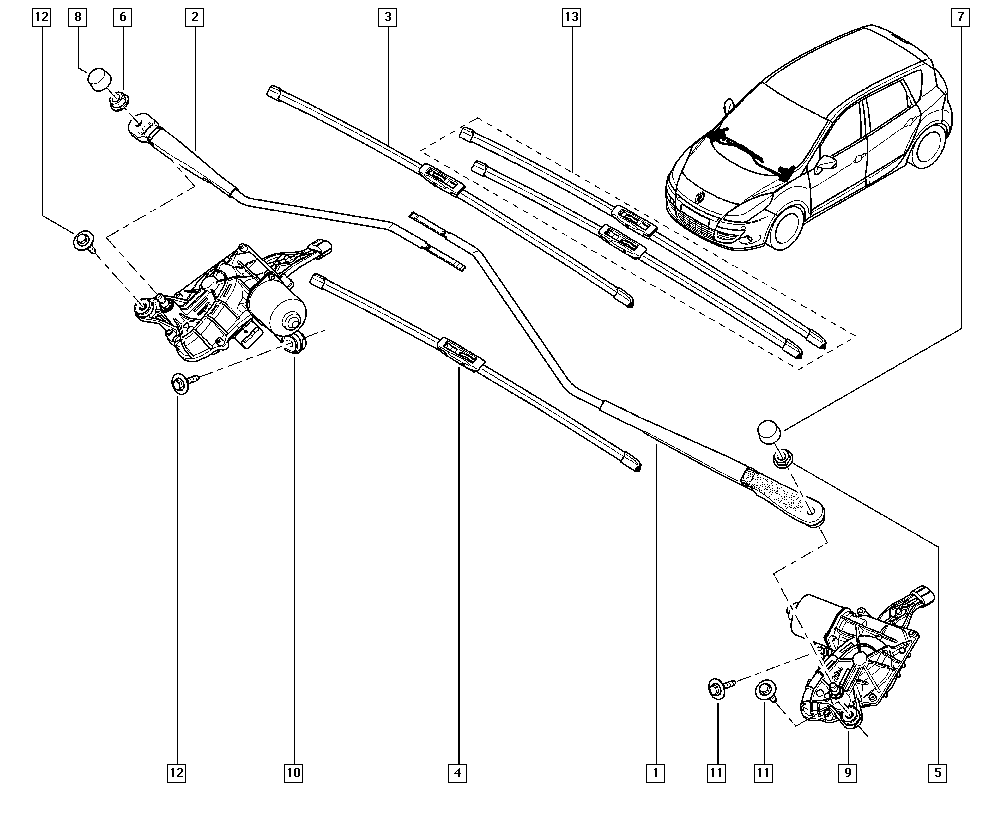 RENAULT TRUCKS 288907222R - Spazzola tergi autozon.pro