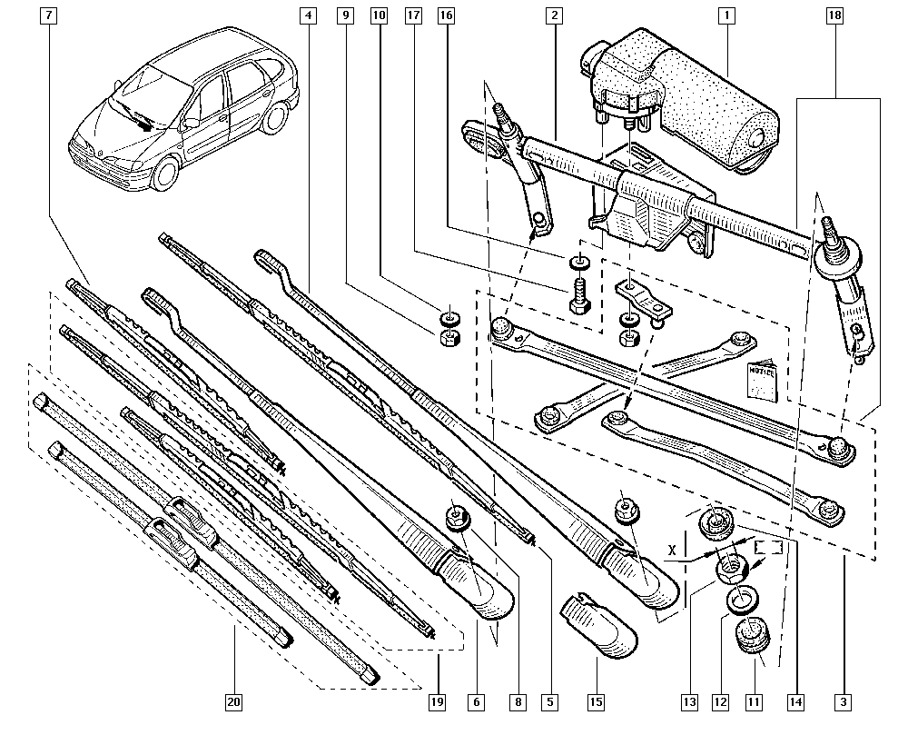 RENAULT 77 11 210 132 - Spazzola tergi autozon.pro