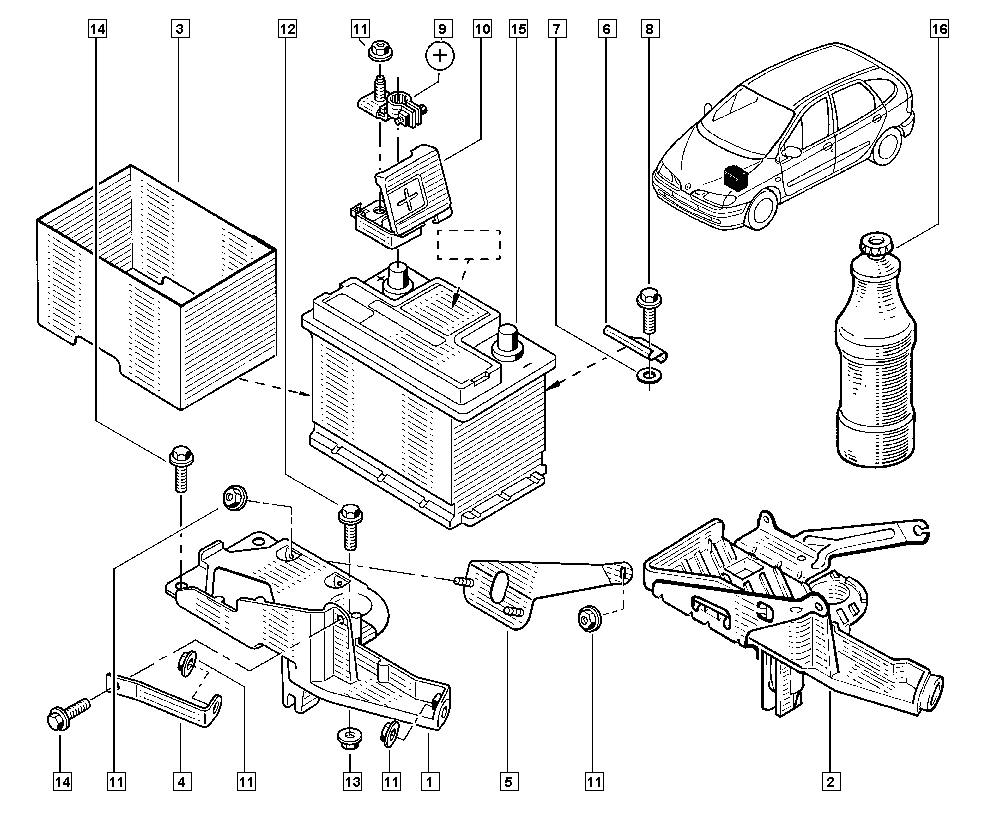 RENAULT 7711130088 - Batteria avviamento autozon.pro