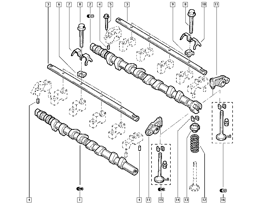 NISSAN 82000-19183 - Albero a camme autozon.pro