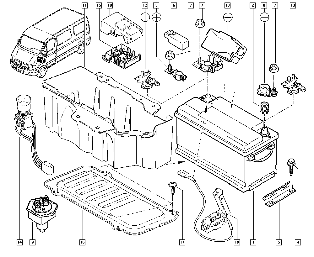 RENAULT 7711423286 - Batteria avviamento autozon.pro