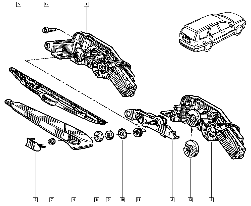 RENAULT 7701045747 - Spazzola tergi autozon.pro