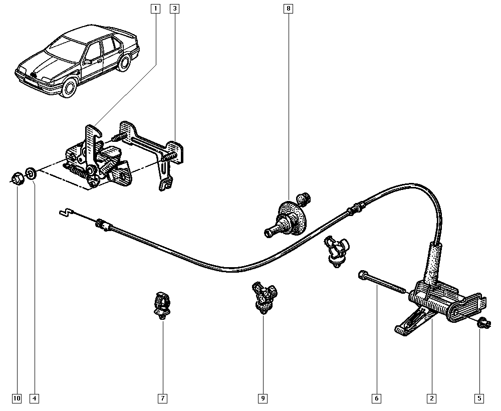 RENAULT 77 03 034 237 - Dado autozon.pro