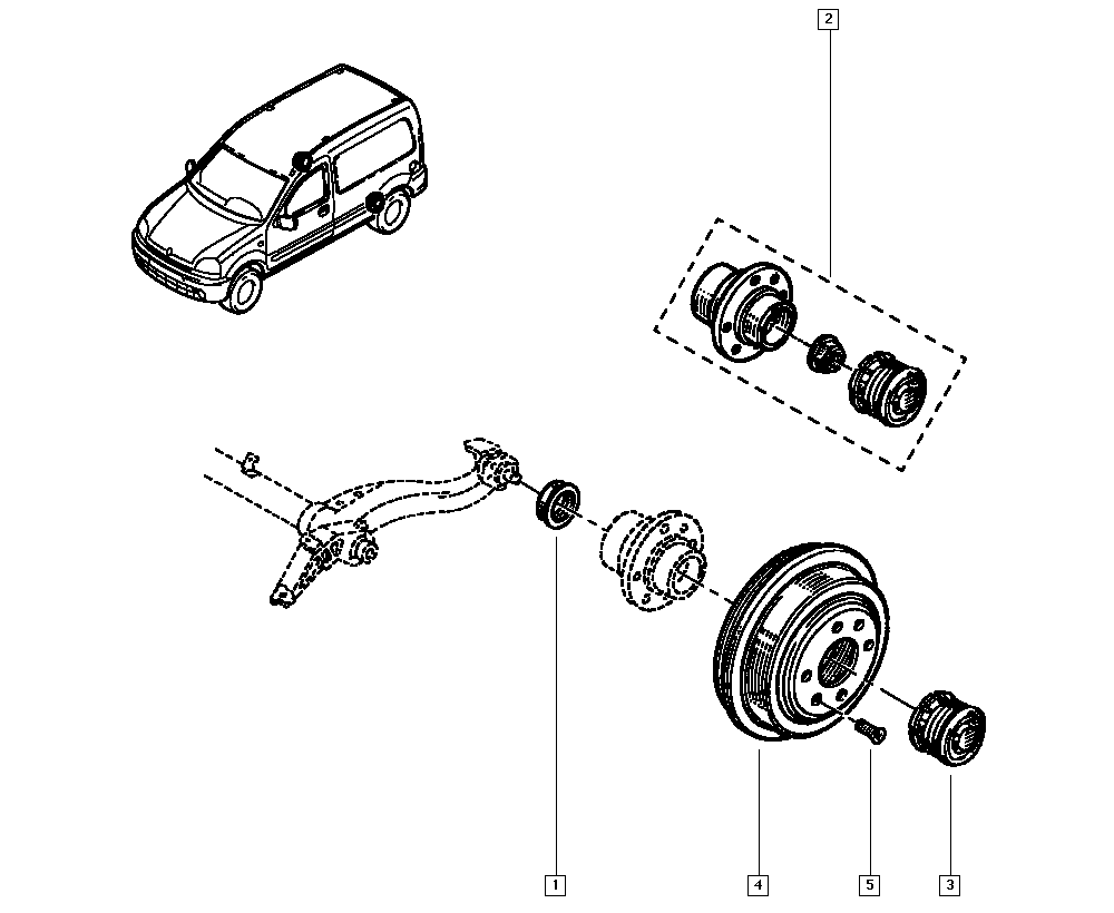 DACIA 7701208075 - Mozzo ruota autozon.pro