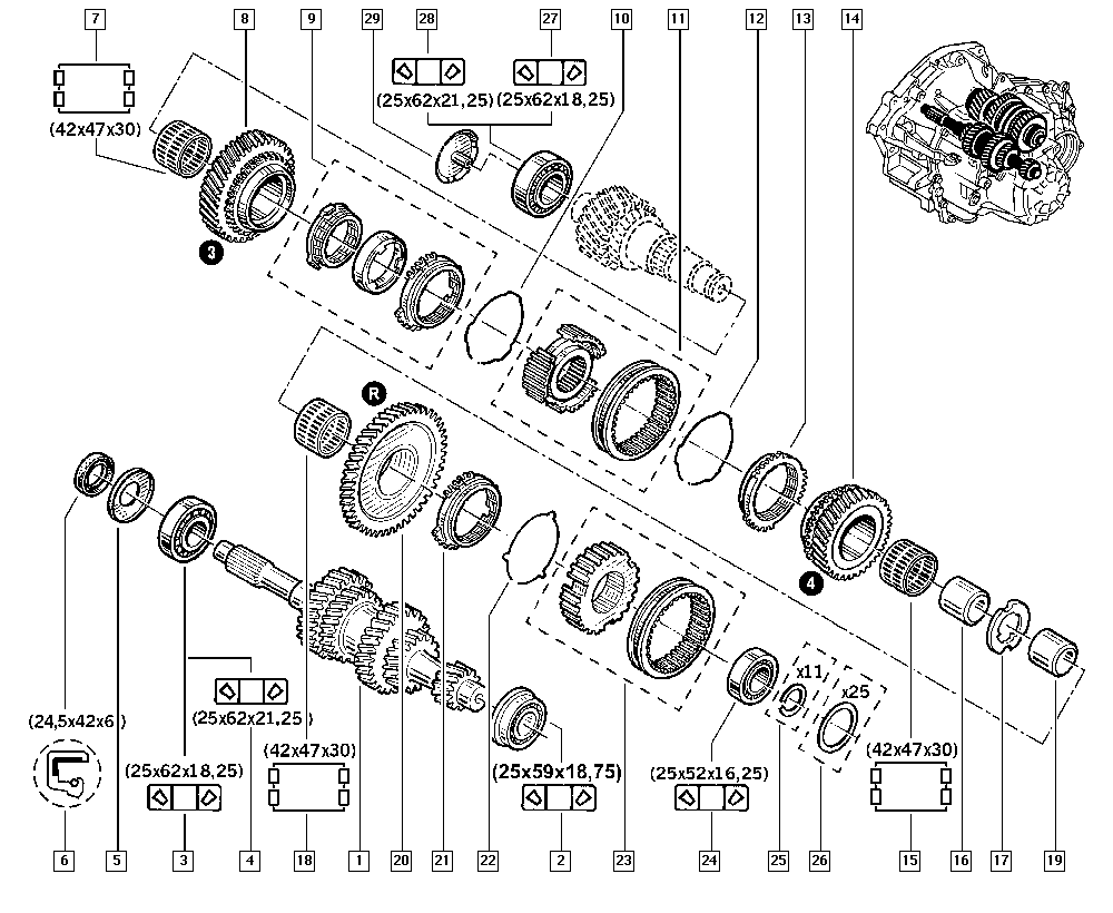 RENAULT 8200544206 - Paraolio, Cambio automatico autozon.pro