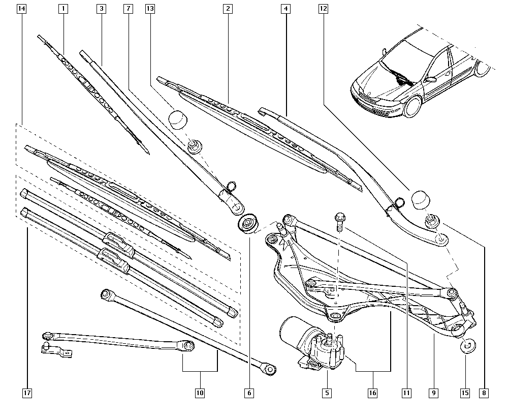 RENAULT 7701049050 - Spazzola tergi autozon.pro