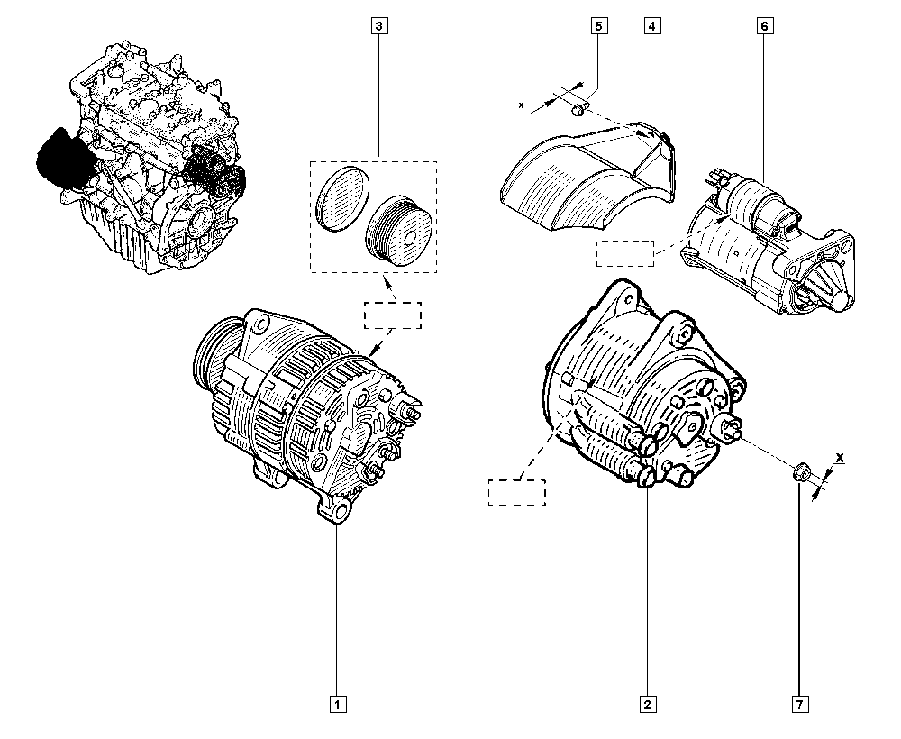 NISSAN 23100-7788R - Alternatore autozon.pro