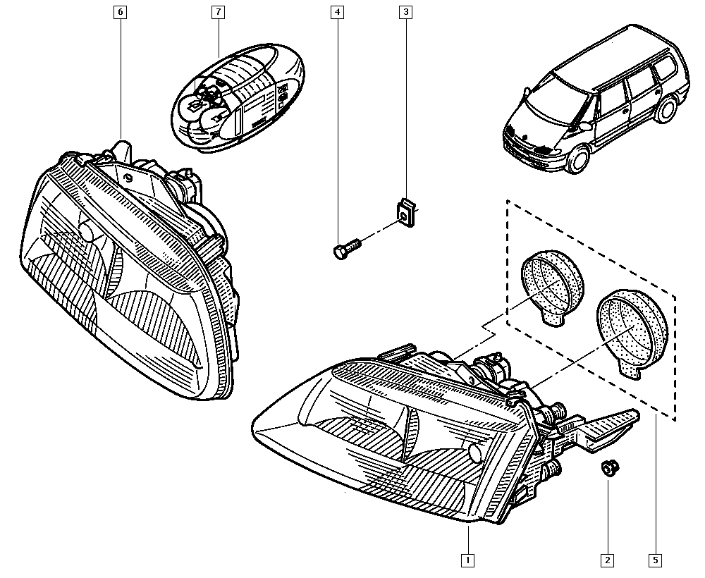 RENAULT 6025371078 - Faro principale autozon.pro