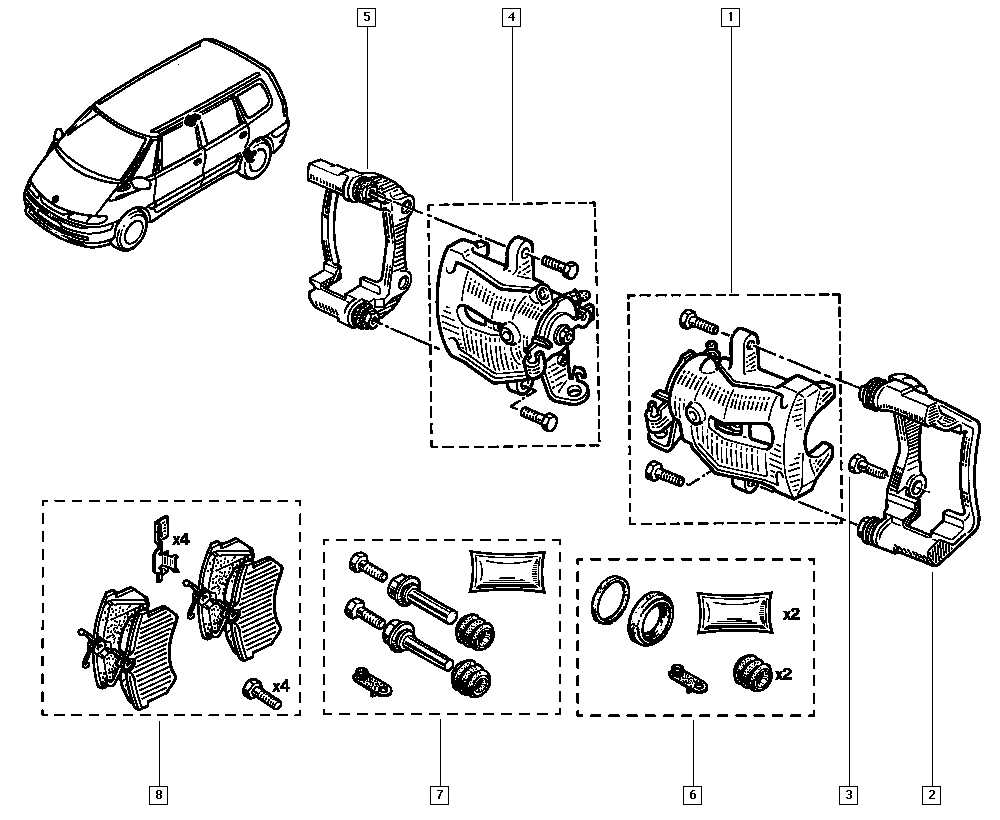 CITROËN 6025371650 - Kit pastiglie freno, Freno a disco autozon.pro