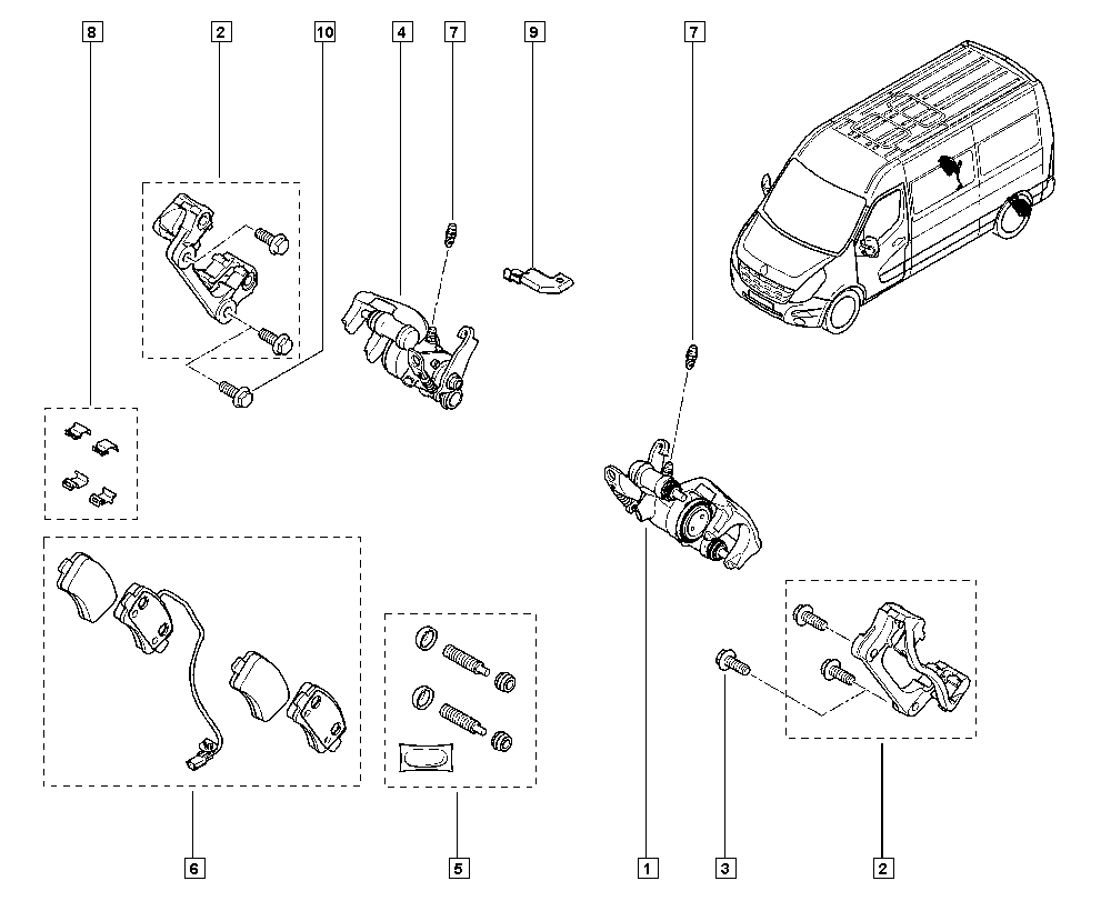 RENAULT 440601186R - Kit pastiglie freno, Freno a disco autozon.pro