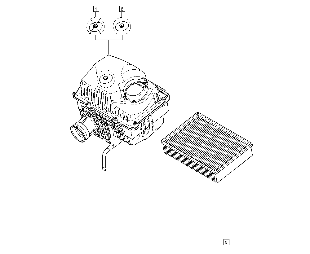 RENAULT 16 54 651 71R - Filtro aria autozon.pro