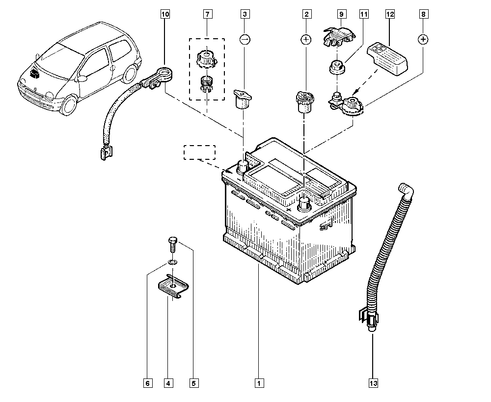 RENAULT TRUCKS 77 11 238 596 - Batteria avviamento autozon.pro