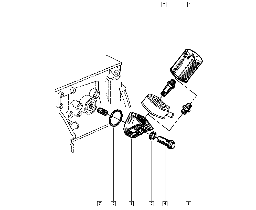 RENAULT 77 00 865 981 - Filtro olio autozon.pro