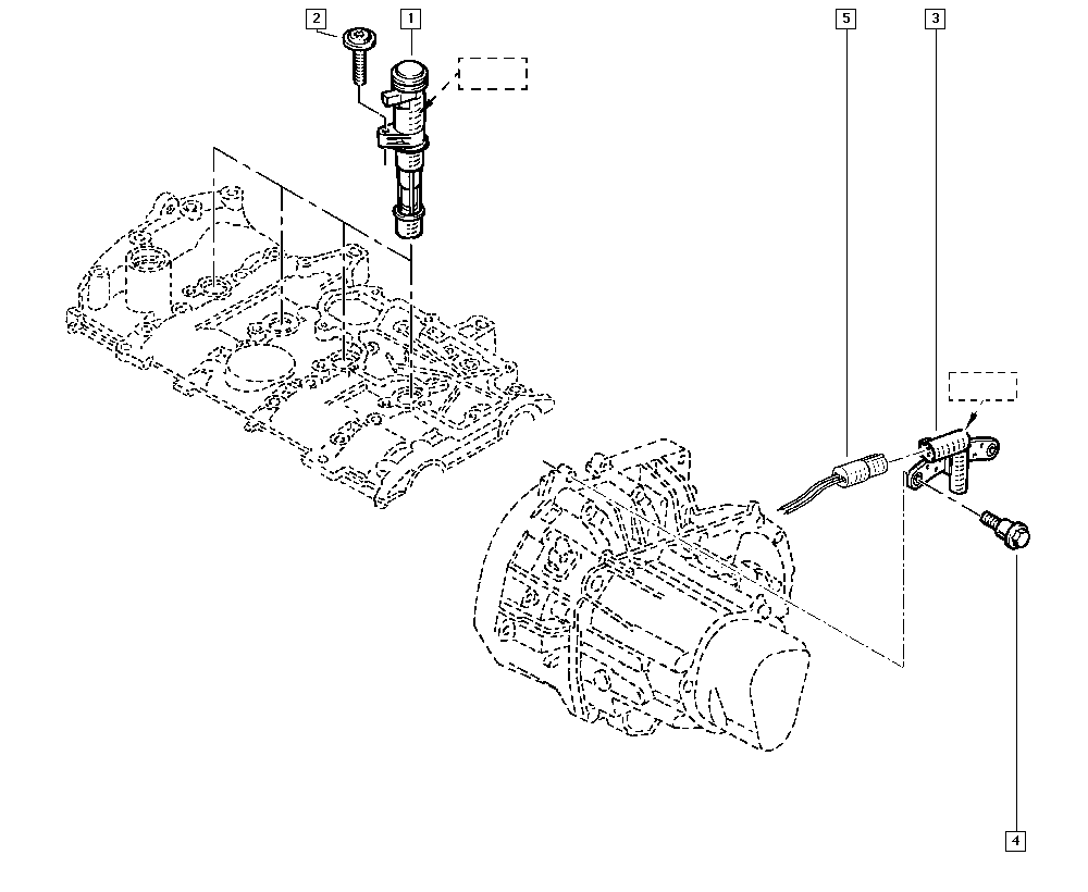 DACIA 82 00 468 645 - Generatore di impulsi, Albero a gomiti autozon.pro