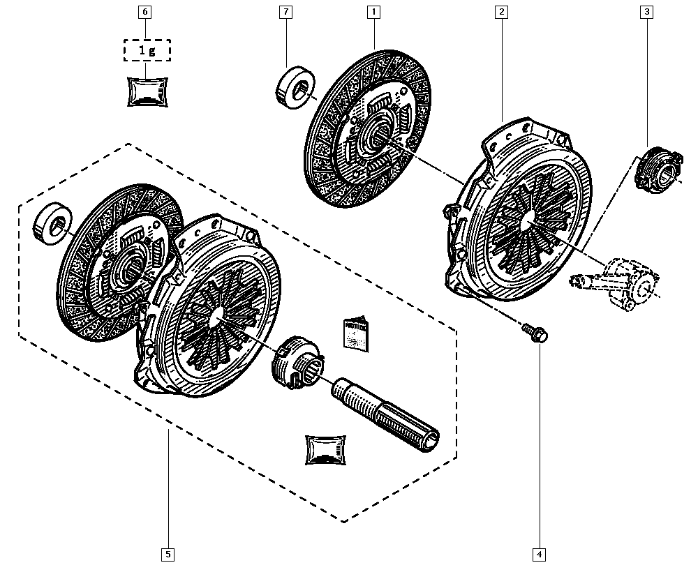 RENAULT 77 01 468 869 - Kit frizione autozon.pro