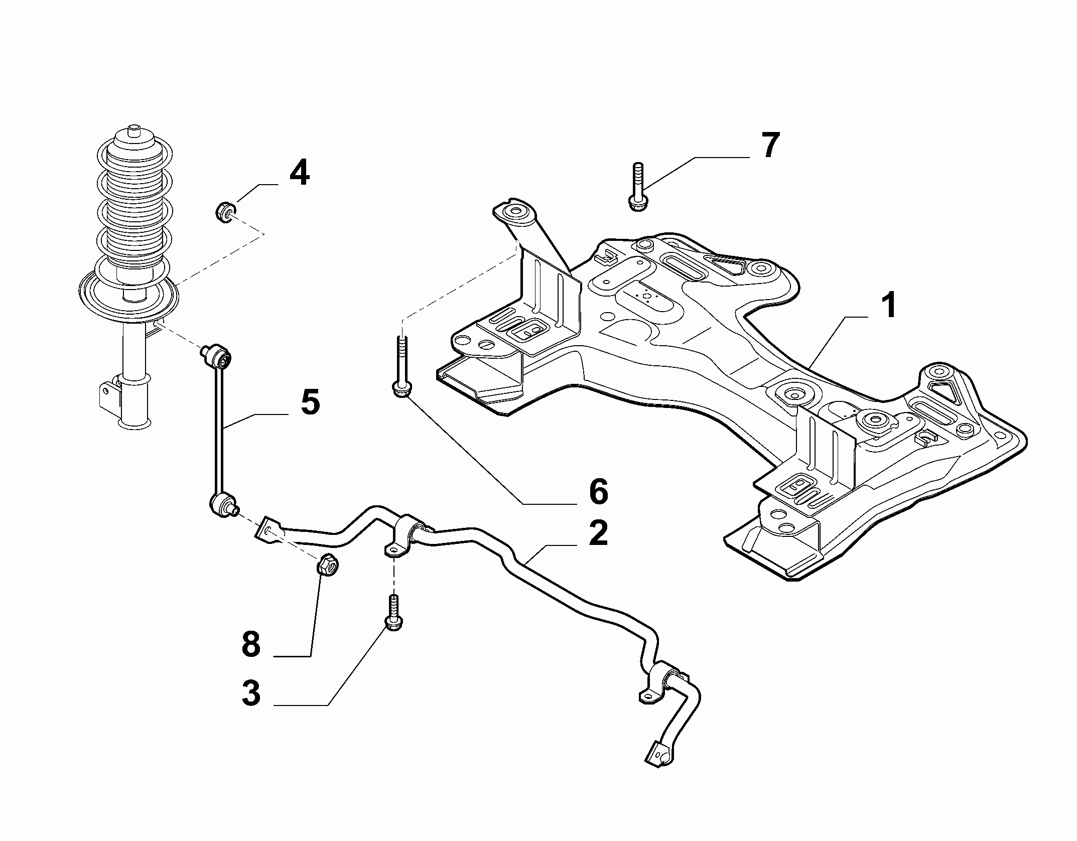 FIAT 51805870 - Asta / Puntone, Stabilizzatore autozon.pro