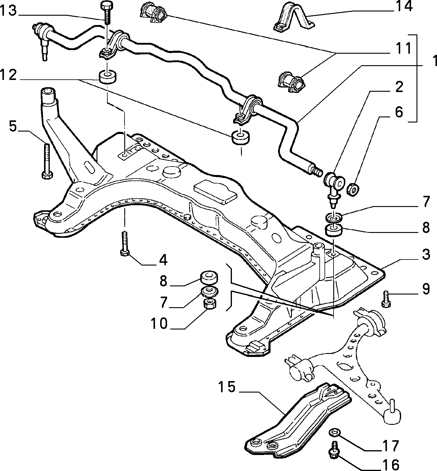 FIAT 7601643 - Asta / Puntone, Stabilizzatore autozon.pro