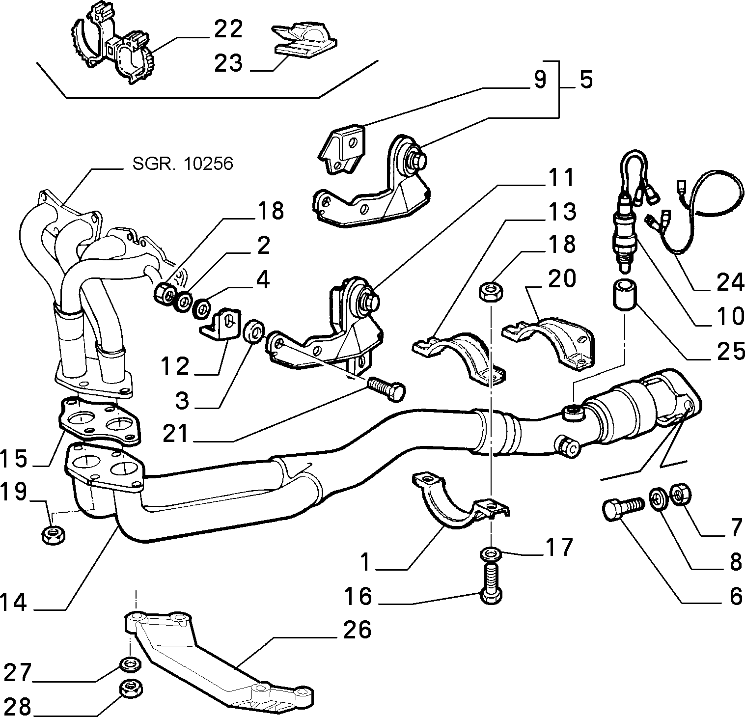 Lancia 46455518 - Sonda lambda autozon.pro