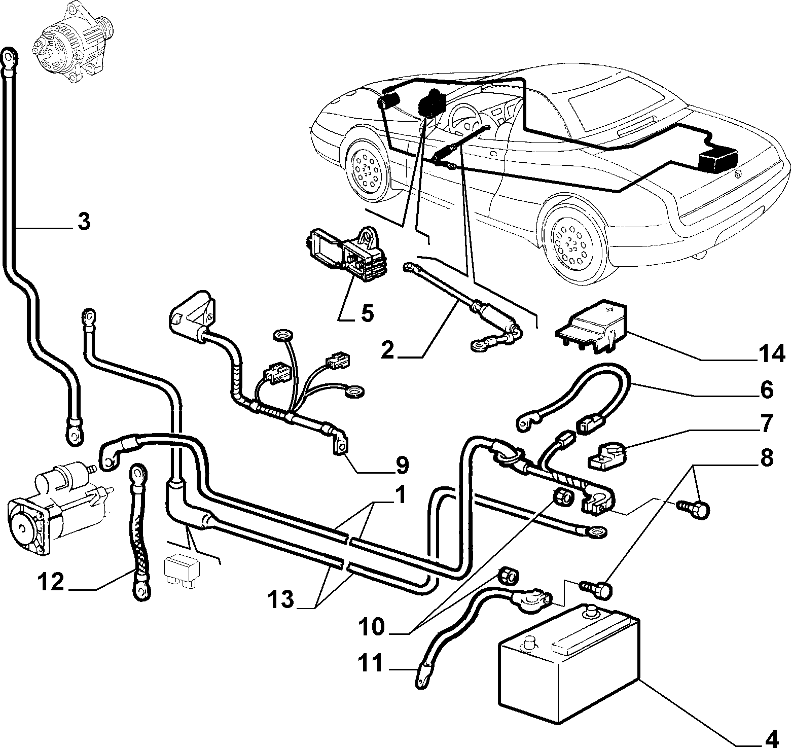 FIAT 71751145 - Batteria avviamento autozon.pro