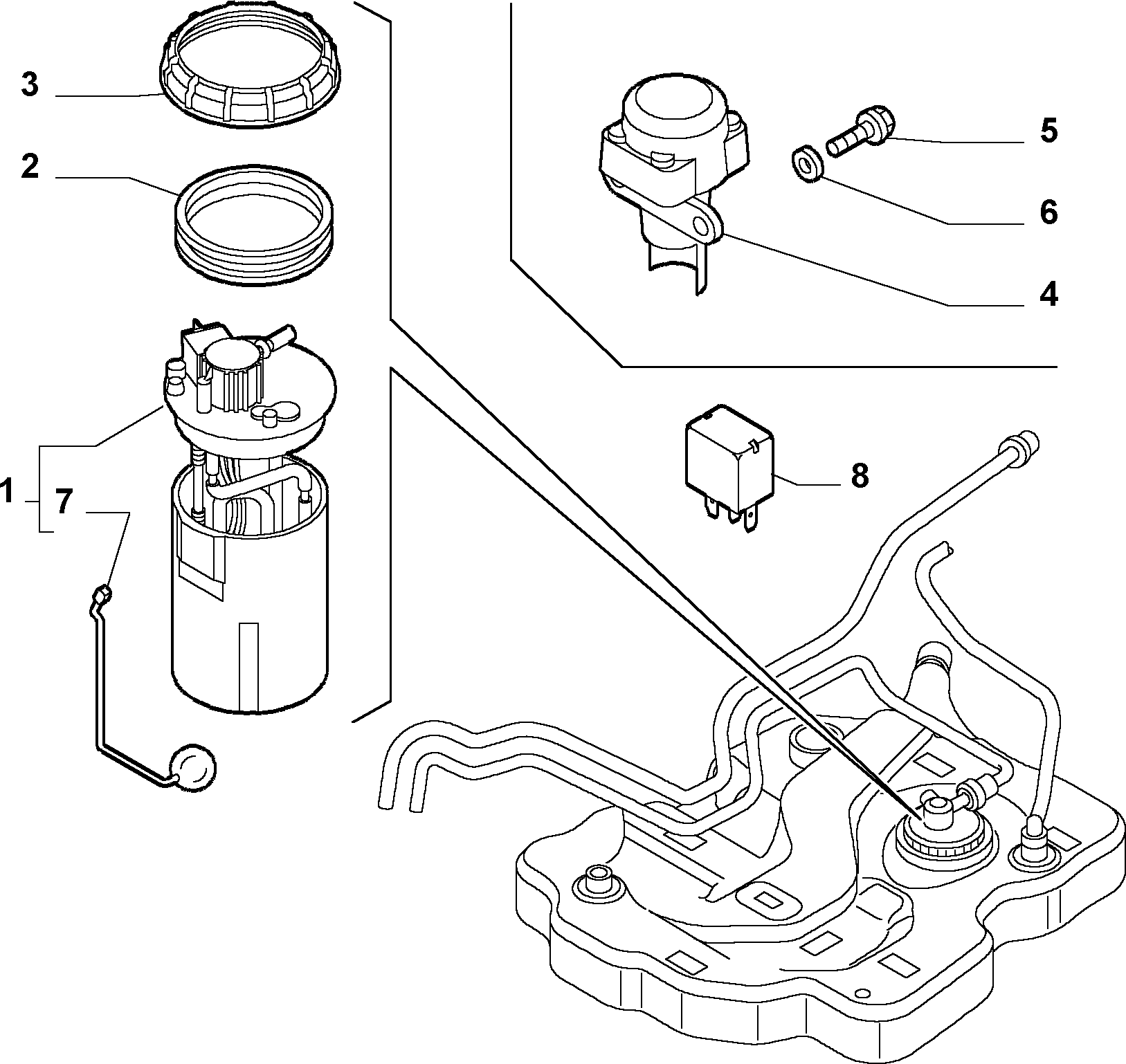 Lancia 60679991* - Kit riparazione, Pompacarburante autozon.pro