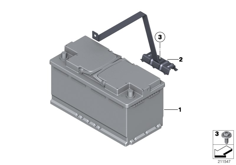 Rolls-Royce 61210 147 397 - Batteria avviamento autozon.pro