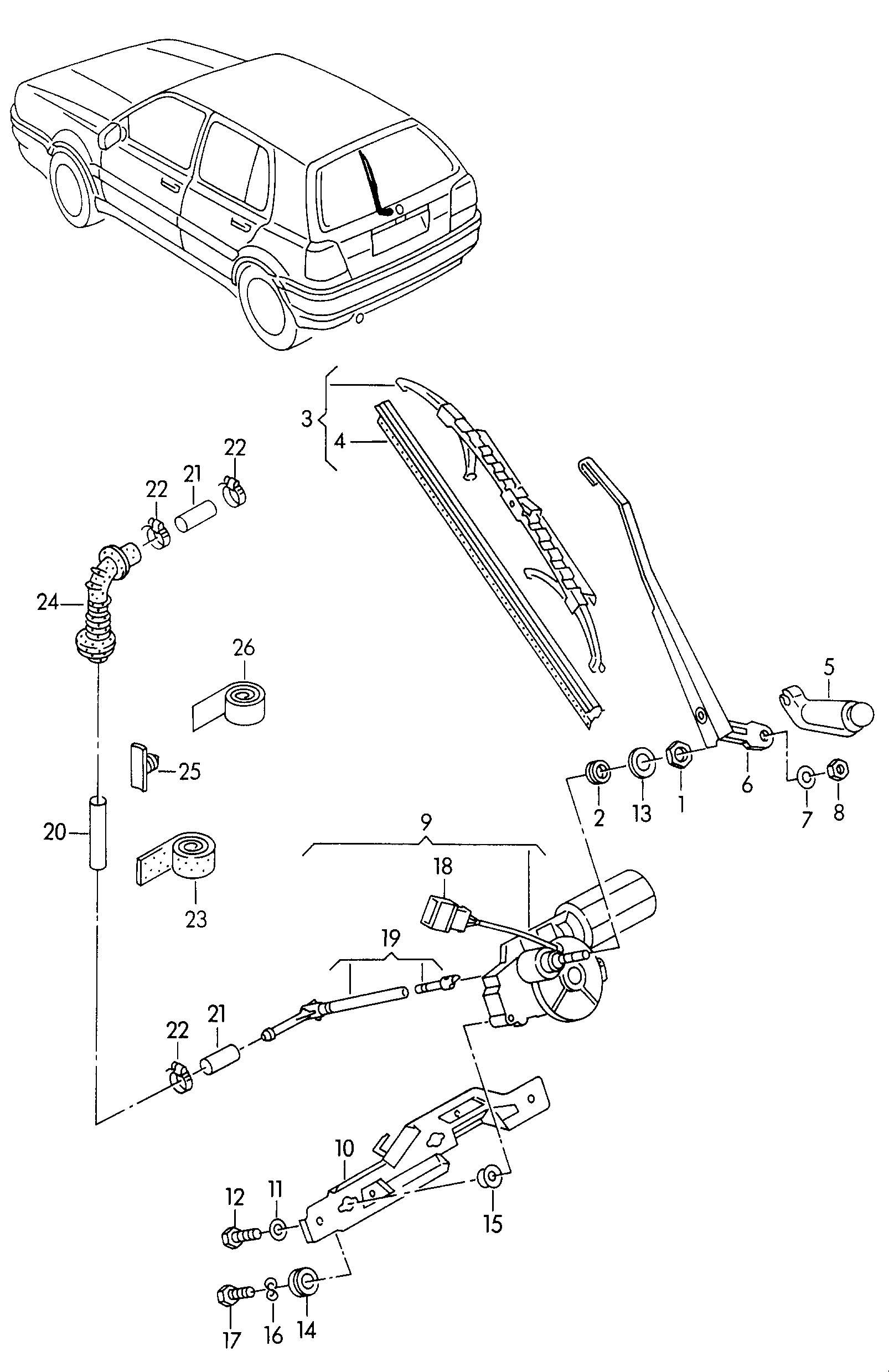 Seat 6K6 955 425A - Spazzola tergi autozon.pro